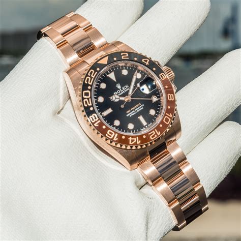 rolex gmt chocolate rose gold|rolex rose gold price.